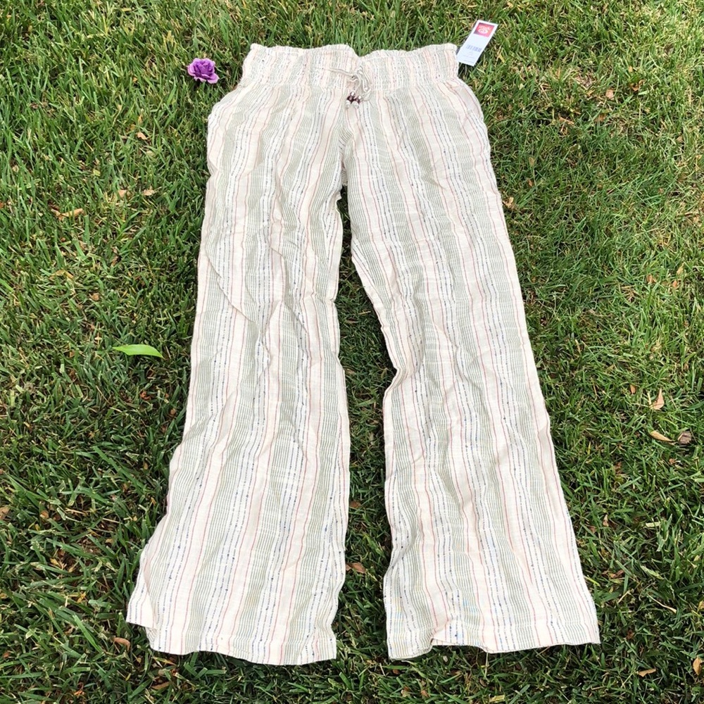 Ripcurl Striped Beach Pants Golden One